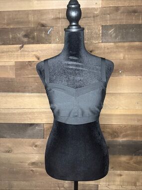 superdown Black Structured Crop Camisole